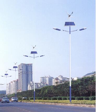 風光互補路燈系統設計方案（一套電源兩個燈）